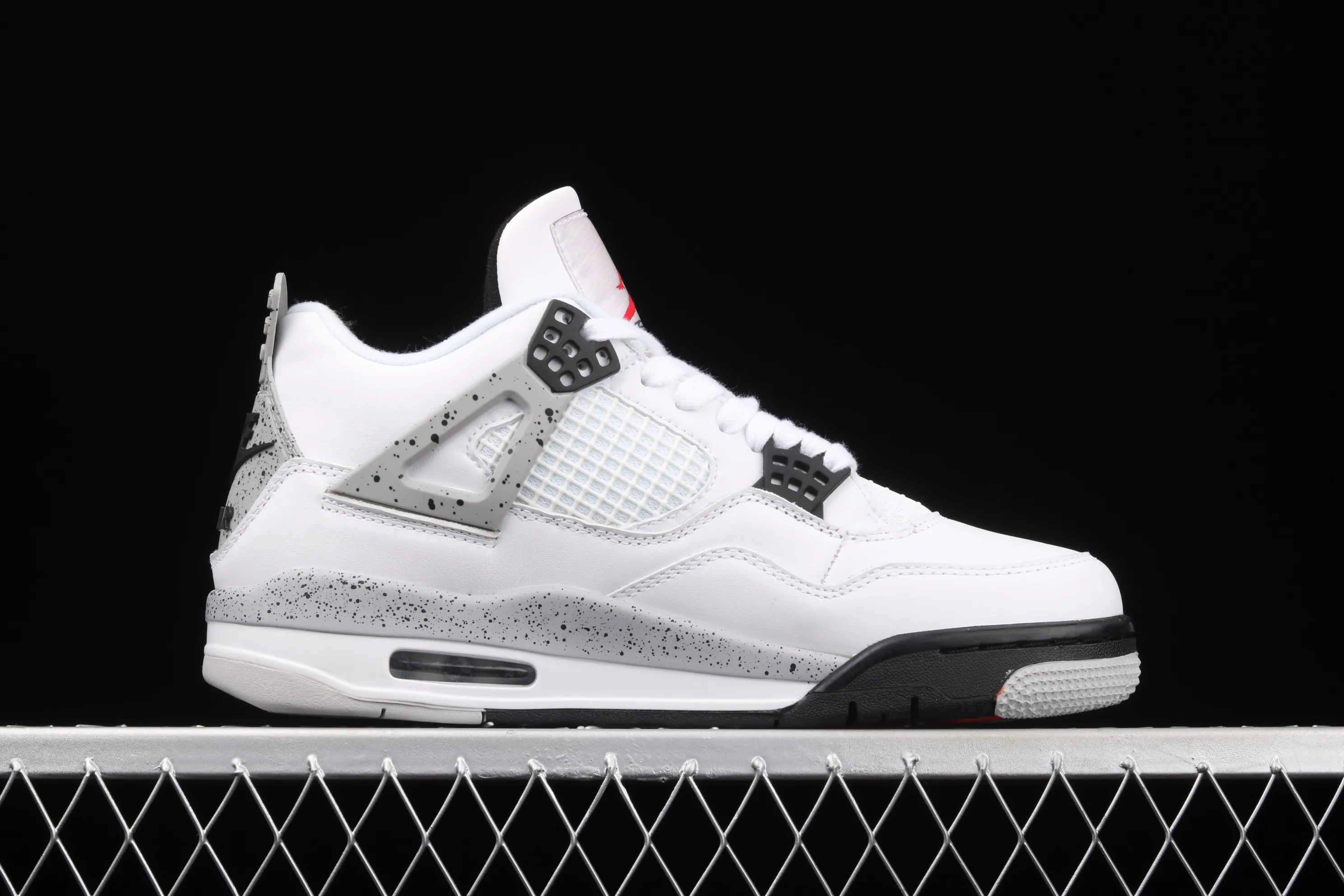 All categories Air Jordan Jordan series basketball shoes Air Jordan 4 pure original Air Jordan 4 White Cement AJ4 Joe 4 white cement white gray 840606-192